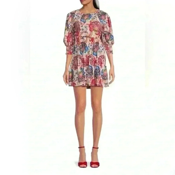 Misa Los Angeles Dresses & Skirts - Miss‎ Los Angeles Honor Floral Mini Dress Size M